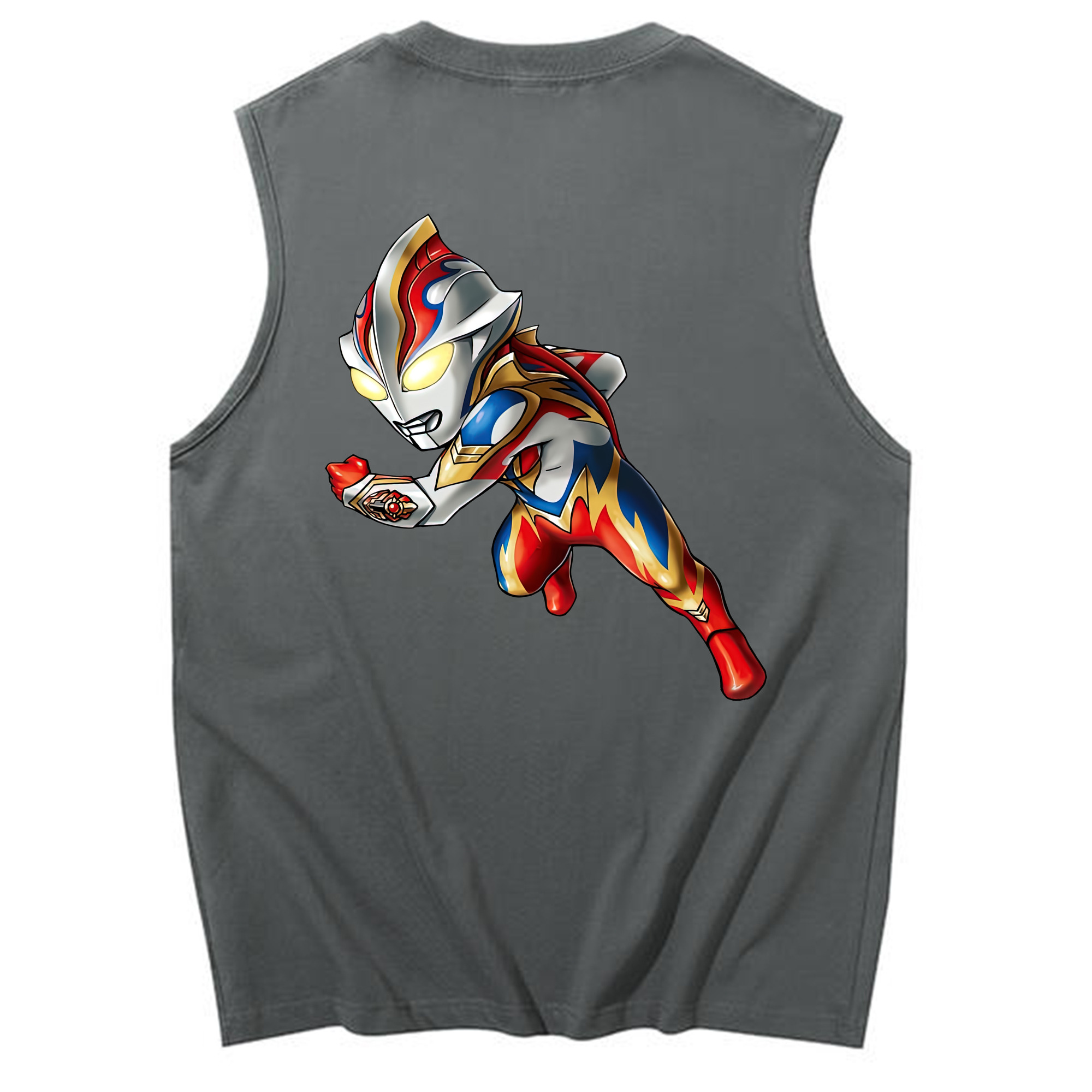 （画像用） ウルトラマン Ultraman コットン100％タンクトップ（背面プリント）